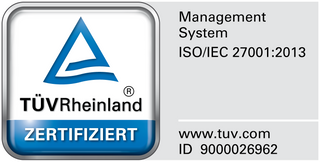 TÜV-Zertifikat ID 9000026962